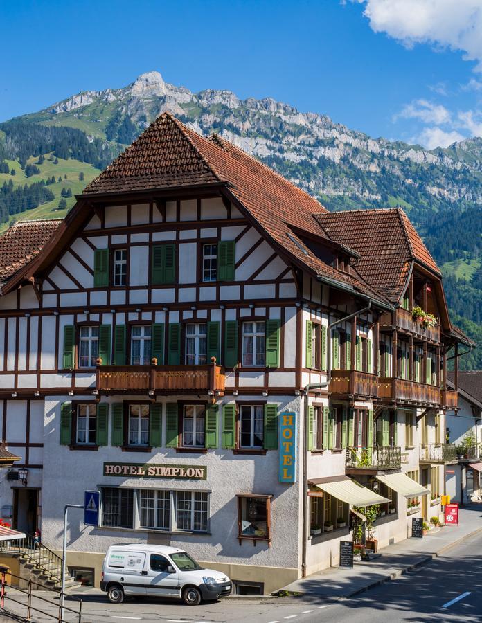 Hotel Restaurant Simplon Frutigen Exterior photo