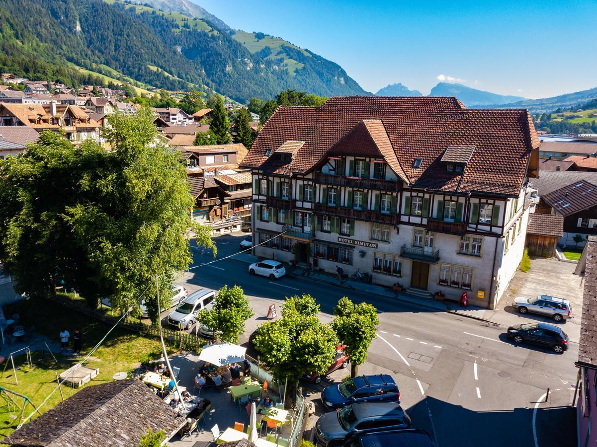 Hotel Restaurant Simplon Frutigen Exterior photo